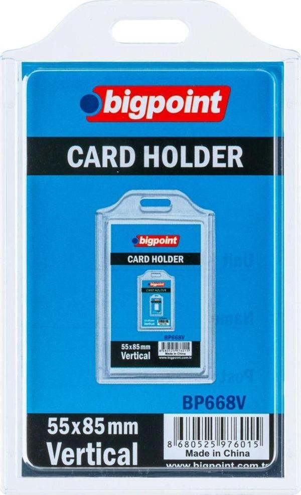 Bigpoint Kart Poşeti Dikey 55X85Mm 10'Lu Poşet - Image 1