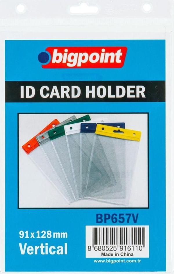 Bigpoint Kart Poşeti Dikey Şeffaf 91X128Mm 10'Lu Poşet - Image 1
