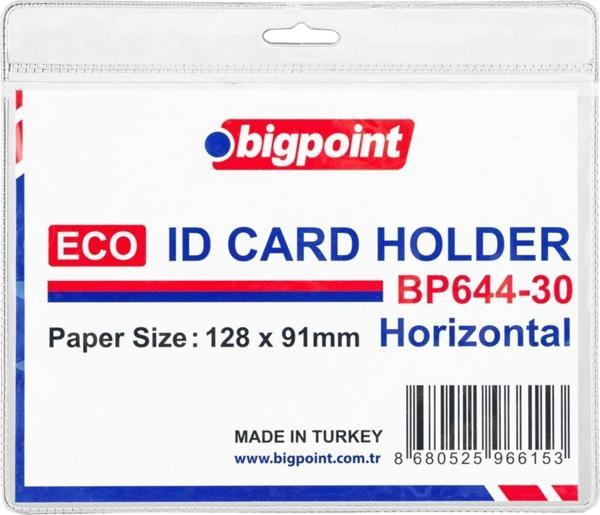 Bigpoint Eco Kart Poşeti Yatay 128X91Mm 10'Lu Poşet - Image 1
