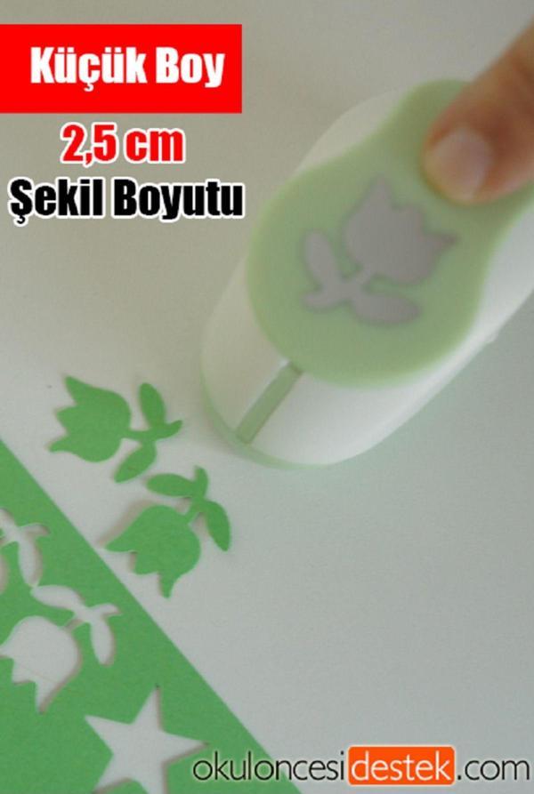 Bigpoint Lale Şeklinde Küçük Boy 2,5 Cm Şekilgeç - Image 1