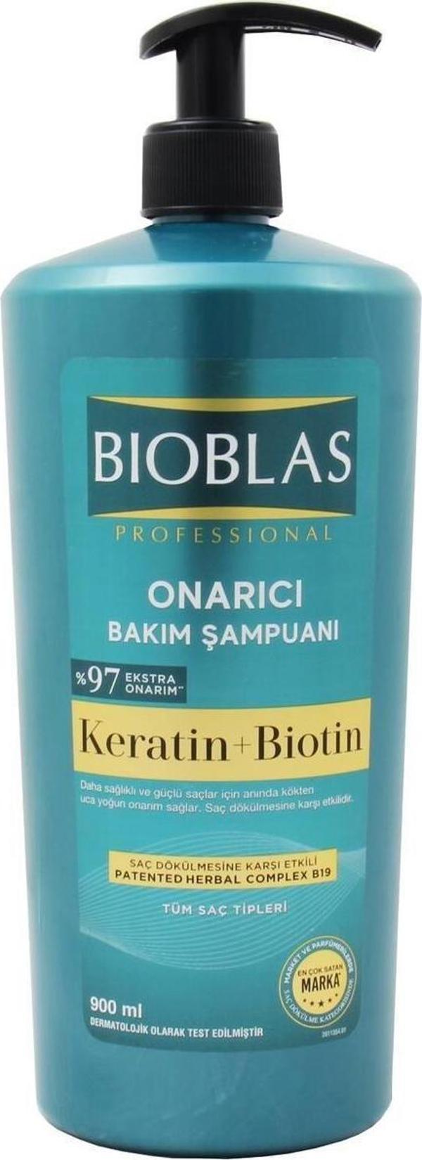 Bioblas Keratin Ve Biotin Onarıcı Bakım Şampuan 900 Ml - Image 1