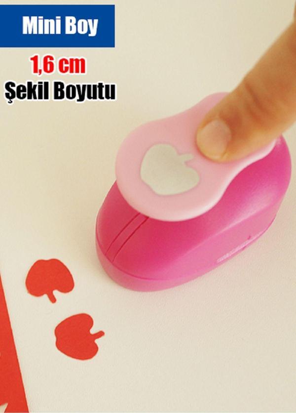 Bigpoint Elma Şekilli Mini Boy 1.6 Cm Şekilgeç - Image 1