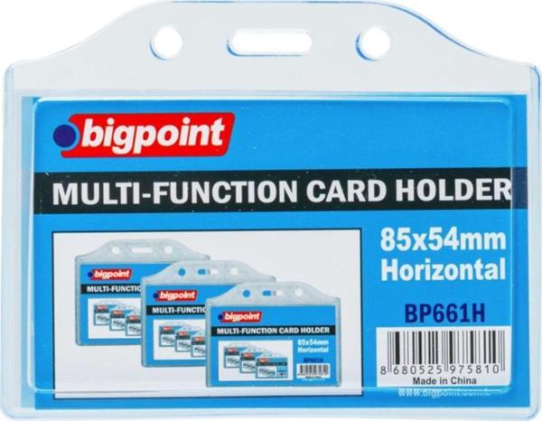 Bigpoint Çok Amaçlı Kart Kabı Yatay 85X54Mm 10'Lu Poşet - Image 1