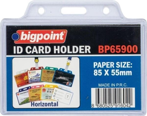 Bigpoint Kart Poşeti Yatay Şeffaf 85X55Mm 100'Lü Poşet - Image 1