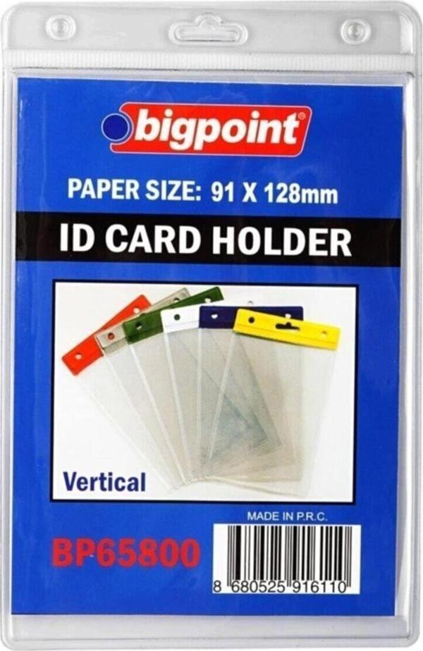 Bigpoint Kart Poşeti Dikey Şeffaf 91X128Mm 100'Lü Poşet - Image 1
