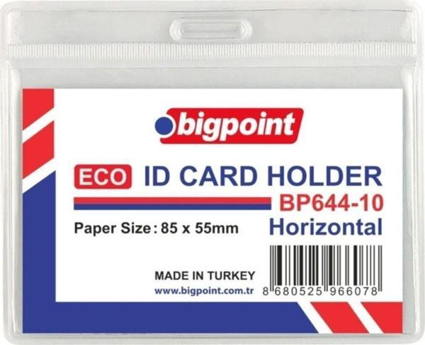 Bigpoint Eco Kart Poşeti Yatay 85X55Mm 100'Lü Poşet - Image 1