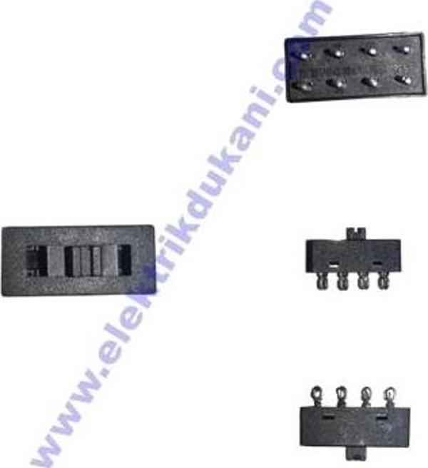 ÇETİNLER Sürgülü Anahtar 8 Kontak 0-1-2 220v 8A - Image 1