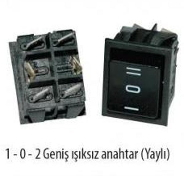 ENDER Geniş 1-0-2 Işıksız Anahtar (Yaylı) - Image 1