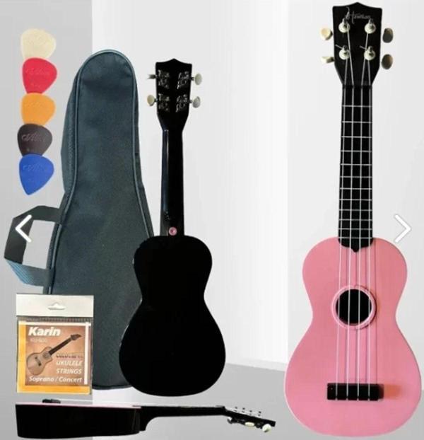 hawiian Xu2101 - 4 Telli Ukulele (Pembe) Xu21-1-Pk - Image 1
