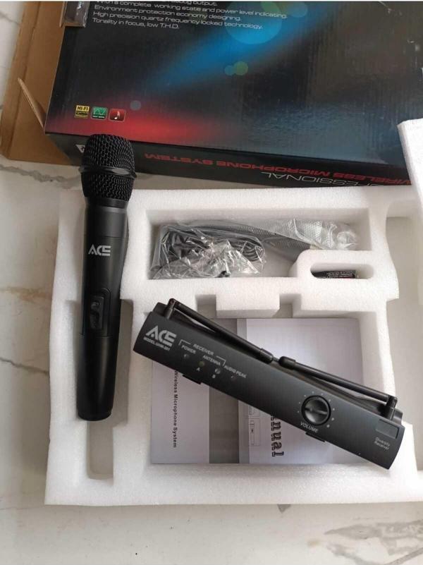 ACE AUDIO Uhm201 Model Tek El Uhf Frekans Kaliteli Telsiz Mikrofon - Image 1