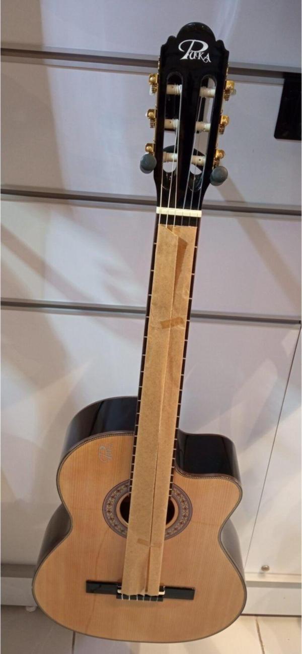 Ardıç Müzik Puka R-916C Kesik Kasa Sedir Kapak Klasik Gitar - Image 1