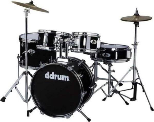 DDRUM Junior Davul Seti Midnight Black-Siyah Junior Boy Akustik Bateri Seti - Image 1