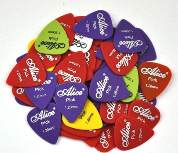 Alice 0.46 Numara 10 Adet Karma Renk Klasik Gitar Penası-10 Adet - Image 1