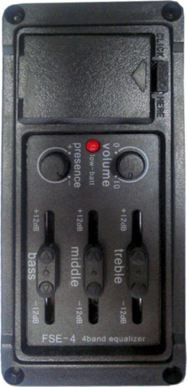 ARTEC Fse-4 Düz Kasa Saz-Gitar Vs.Enstrüman Ekolayzer Seti-Eşikaltısız - Image 1