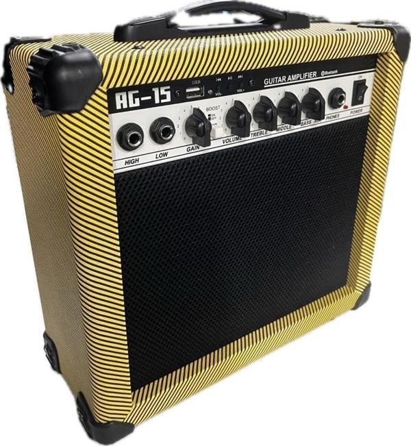 D-sound Ag-15 Model 15 Wat Usb Bloutoth 2 Girişli Saz Ve Gitar Amfisi - Image 1
