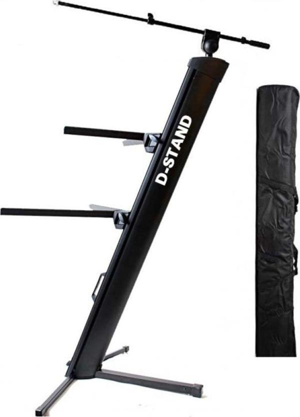 D-sound D-Stand Sk-200Bk Siyah Renk Akrobat 2 Katlı Profesyonel Org Sehpası - Image 1