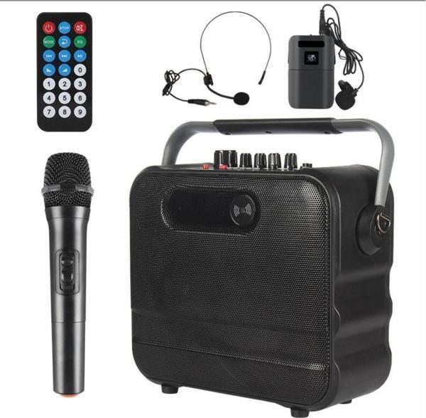 D-sound Pa-060-2Eyh 100W Şarjlı Mevlüt Amfisi+Headset+Telsiz Uzaktan Kumandalı - Image 1