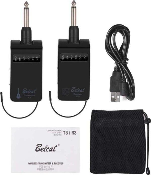 BELCAT T3 R3 Uhf Dijital Profesyonel Kablosuz Enstrüman Alıcı-Verici Sistem - Image 1
