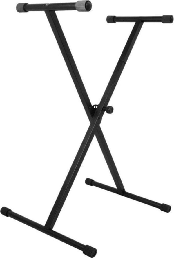 Best Kxws01 Siyah Metal Çapraz Kademeli Ayarlı Org Sehpası - Image 1