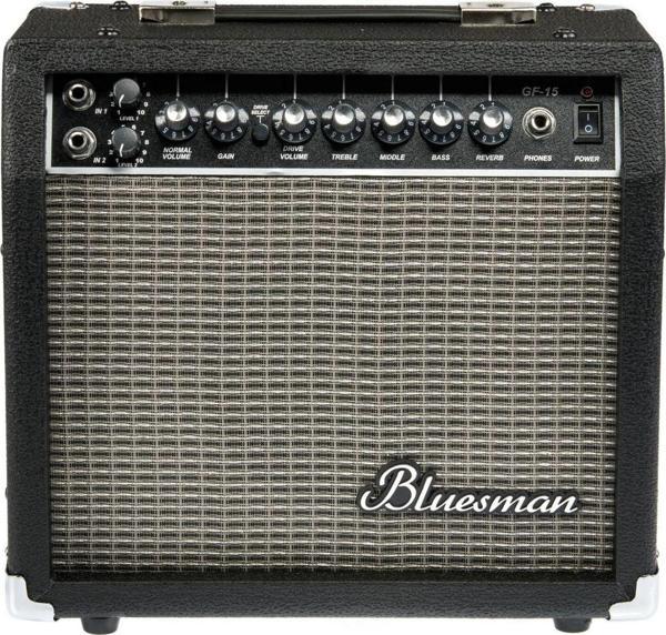 Bluesman Gf-15 Gitar Amfisi Çift Girişli Reverbli - Image 1