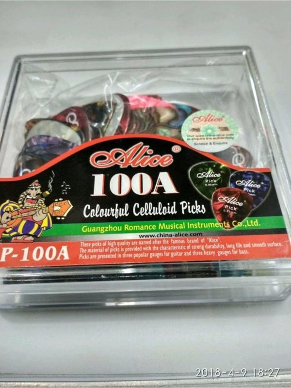 Alice Ap-100A Kutulu 100 Adet Gitar Penası - Image 1
