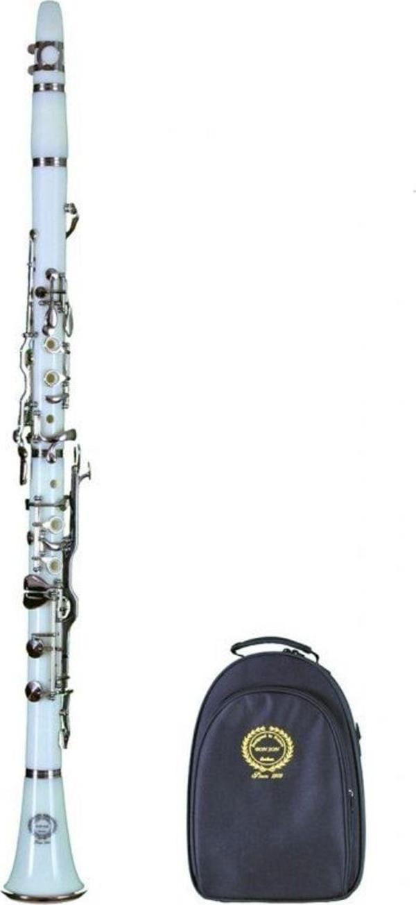 bonson Xcl-302Wt Beyaz Sol Klarnet (Taşıma Çantası Temizlik Bezi Hediyeli) - Image 1