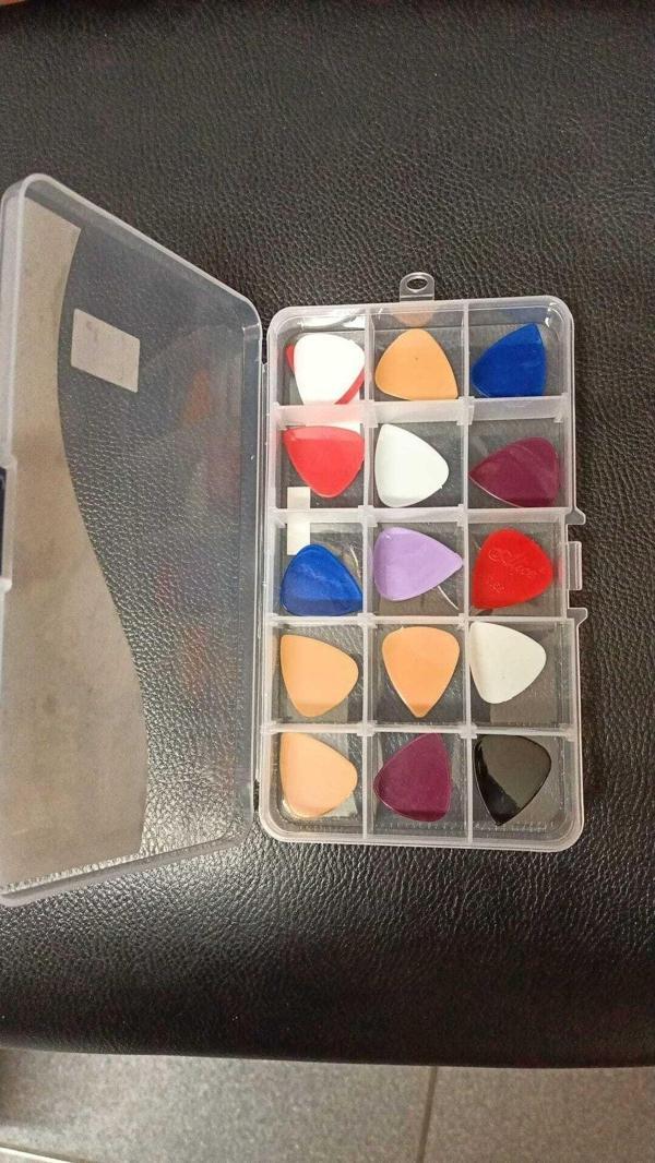 Alice Plastik 9 Gözlü Kilitli Kapaklı Pena Kutusu-24 Adt Pena - Image 1