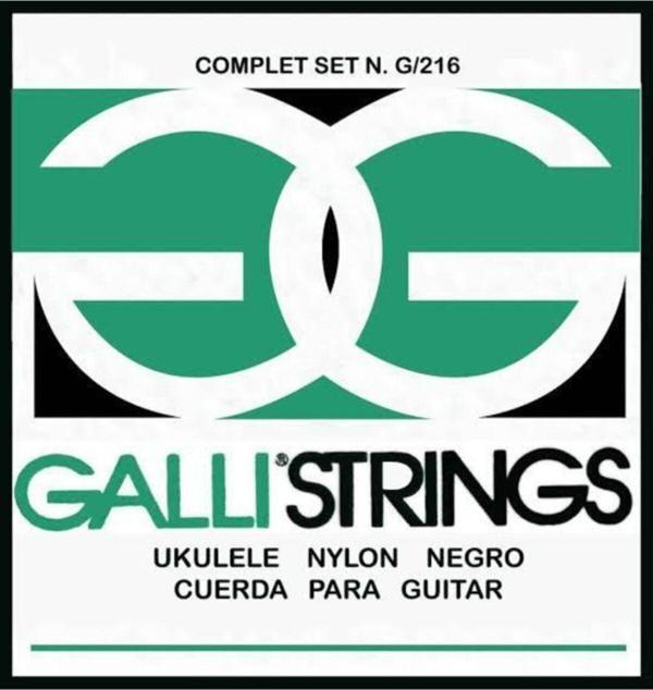 GALLİ G216B Black Nylon Profesyonel Ukulele Teli Seti -İtalyan Üretim - Image 1