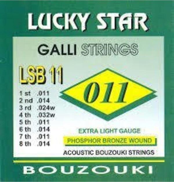 GALLİ Lbs11 Model 4 Telli Tetracord Buzuki Tel Seti-Made In Italy - Image 1