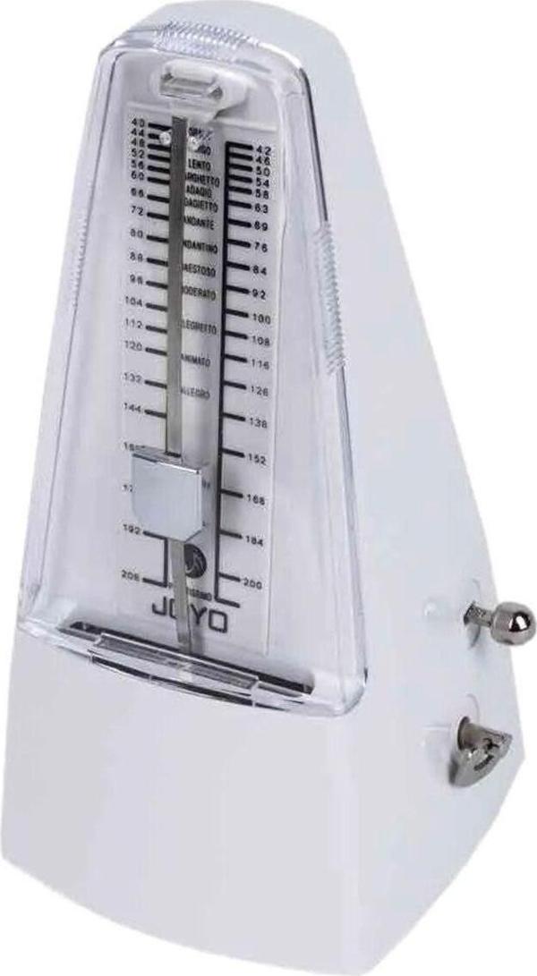 Joyo Jm-69Wh Beyaz Renk Büyük Boy Mekanik Metronom - Image 1