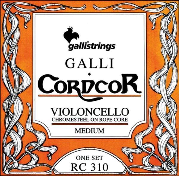 GALLİ Rc310 Chromcomesteel Medıum Profesyonel Çello Tel Seti - Image 1