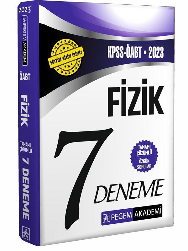 2023 KPSS ÖABT Fizik 7 Öğretmenliği Deneme - Pegem Akademi Yayıncılık - Image 1