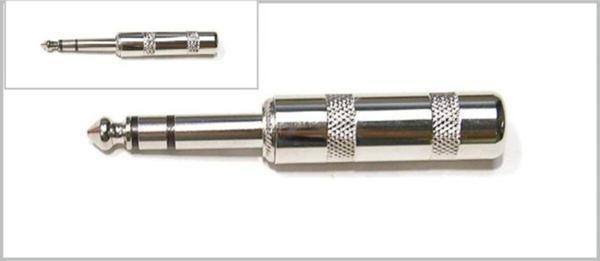 Kirlin Cable Cv2407X2P Nikel Kaplama 1/4 Trs Sterio Kablo Ucu (2'Li)-2 Adet - Image 1