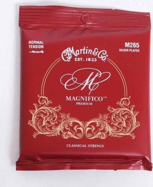 Martin M265 Magnifico Silver-Plated Copper Premium Normal Tension Classical Guitar Strings - Image 1