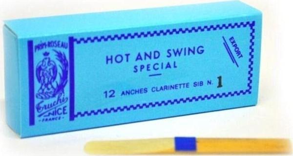 Rigotti Orjinal Mavi Kuşak Hot&Swing Klarnet Kamışı No:1 Sol Klarnet Için - Image 1