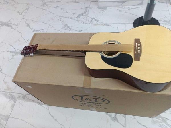 rockson J&D Guitars Ag-6/Lh-Nl Solak Model Jumbo Kasa Akustik Gitar-Solak Model - Image 1