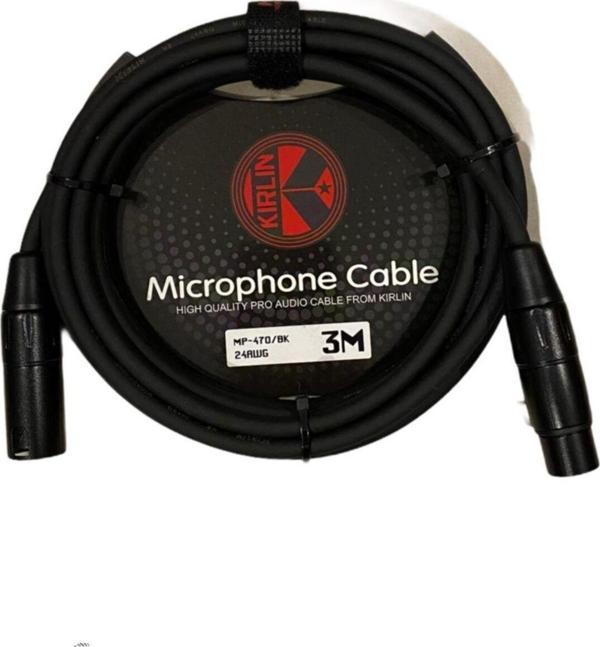 Kirlin Mpc-470Xlr-Xlr Mikrofon Kablosu 3 Mt Tekin Müzik - Image 1