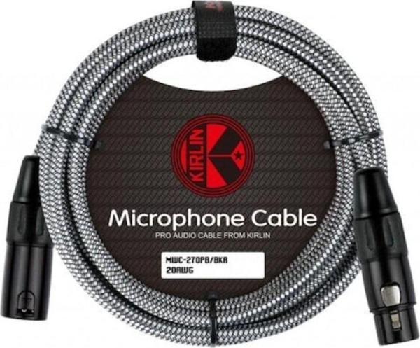 Kirlin Mwc270Pb 6 Metre Örgülü Mikrofon Kablosu 3Pin Dişi 3Pin Erkek - Image 1