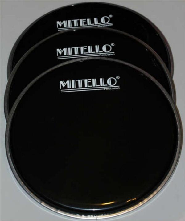 Mitello Bdhd-20/1-20'' Siyah 51 Cm Çaplı Bateri Ve Maç Davulu Film Deri - Image 1