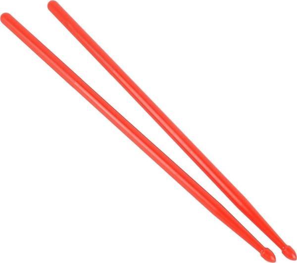 OPUS 5A Model Plastik Kırılmaz Kırmızı Renk Bateri Ve Trampet Bageti-1 Çift - Image 1