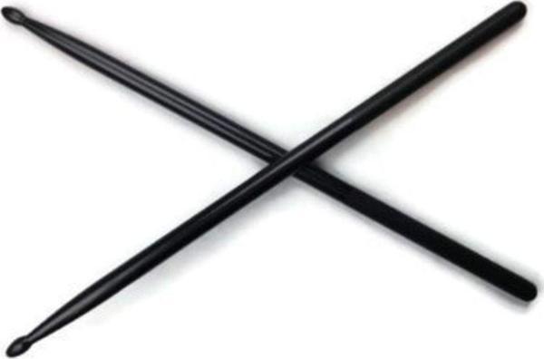OPUS 5A Model Plastik Kırılmaz Siyah Renk Bateri Ve Tarmpet Bageti-1 Çift - Image 1