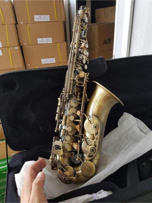 Sonor Xal-1016 Mat Bronz İşlemeli Model Alto Saksafon Seti - Image 1