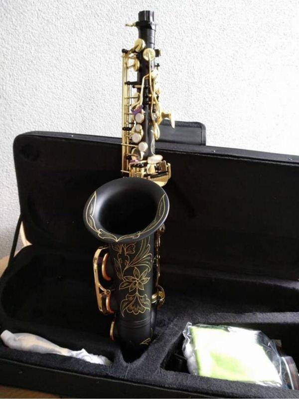 Sonor Xal-1020 Model Mat Siyah Işlemeli Alto Saksafon Seti - Image 1
