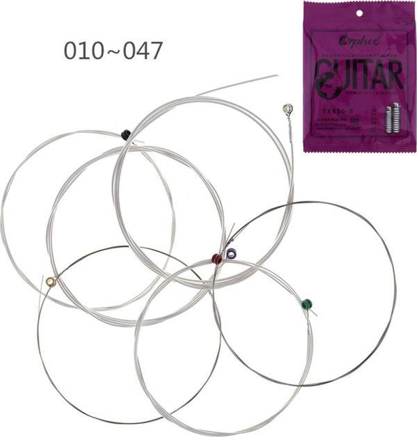 Orphee Tx620S (10-47) Gümüş Sargı Akustik Gitar Tel Seti - Image 1