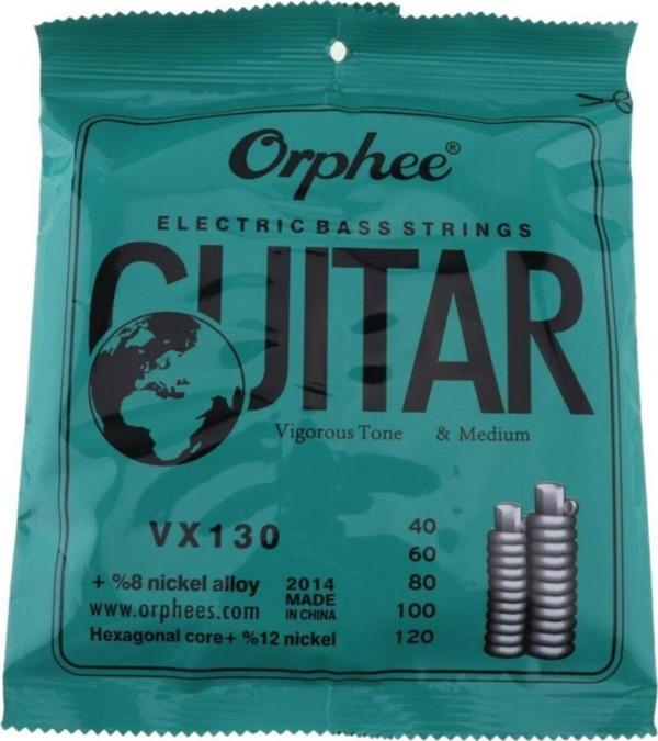 Orphee Vx130 Bas 40-120 -5 Tel Bas Gitar Tel Seti-Pena Hediyeli - Image 1