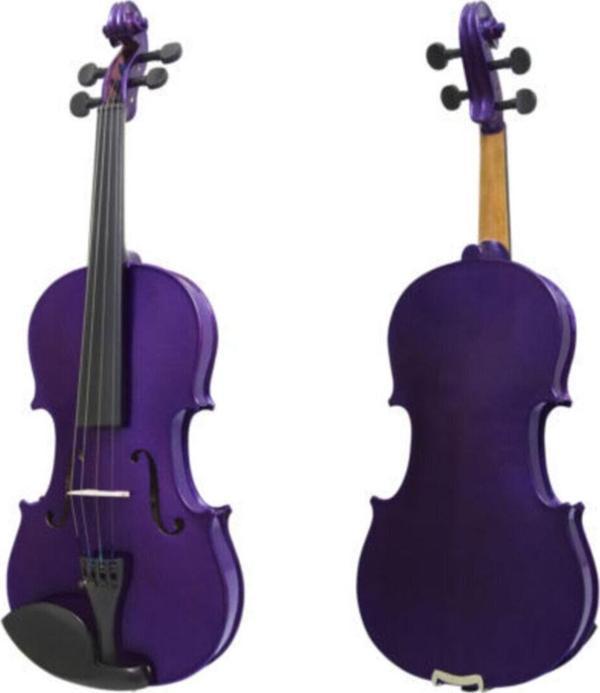 Paganini Mor Renk Vl001-44Pp Tam Boy Ful Keman Seti-Kılıf -Yay -Reçine Dahil - Image 1