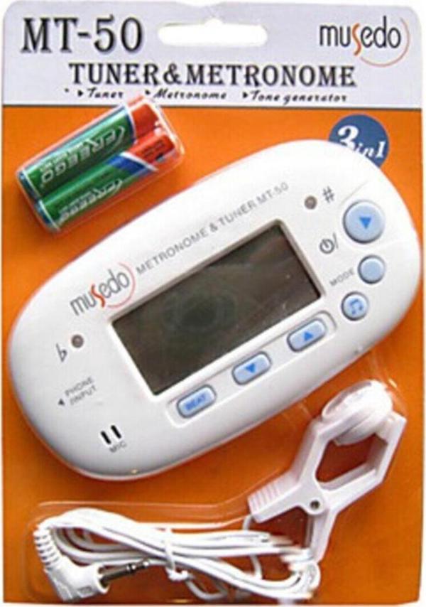 Musedo Mt-50 3 In 1 Fonksiyonel Dijital Metronomlu Akort Aleti Ve Ton Jeneratörü - Image 1