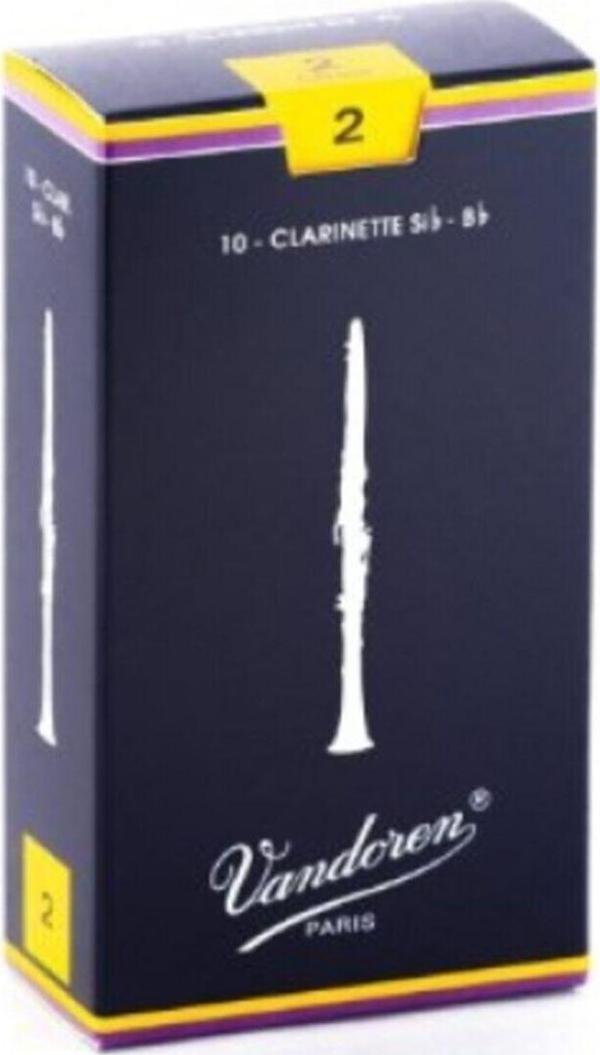 Vandoren Cr102 Model 2 Numara 1 Kutu 10 Lu Klarnet Kamışı - Image 1