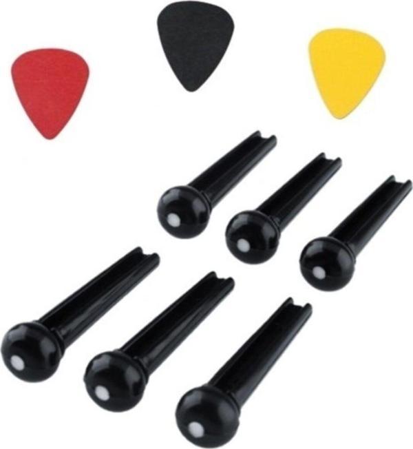 Planet Waves Planetwaves Endpin Set Siyah 6 Köprü Pimi + Alice Pena ) - Image 1
