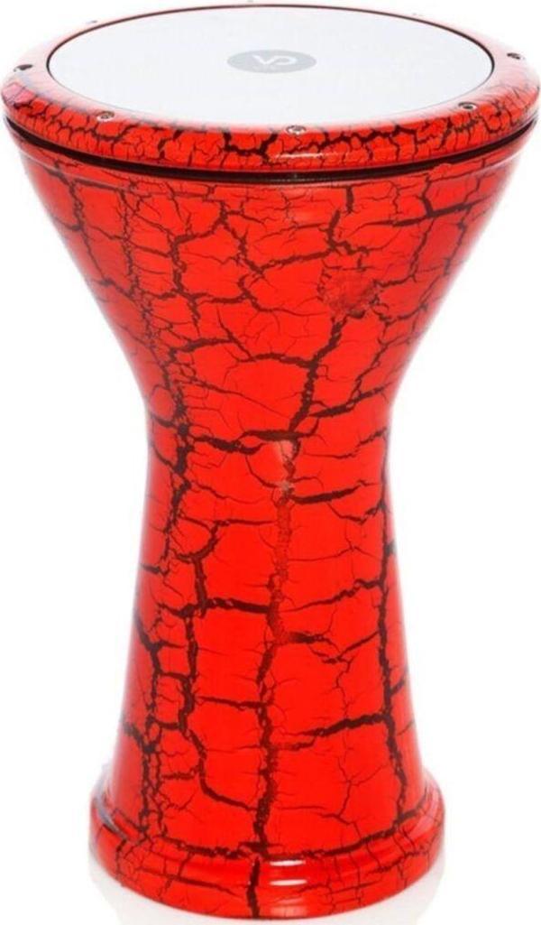 Vatan Kırmızı Renk Çatlak Boyalı Döküm Bas Darbuka152 - Image 1